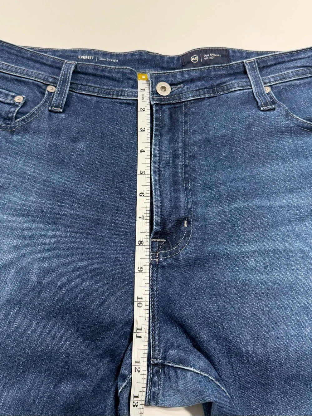 AG Adriano Goldschmied Everett Slim Straight Jeans Mens 38